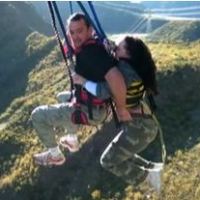 Harness Failure Leaves Woman Dangling At Nevis Bungy Swing - updated July 2016